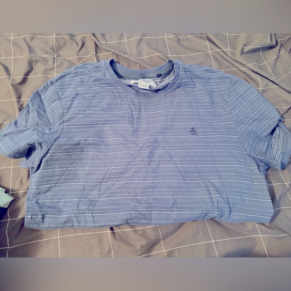 Penguin light blue tee like new xl